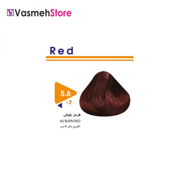 رنگ موی ویتامول شماره 6-5 قرمز بلوطی Vitamol Red